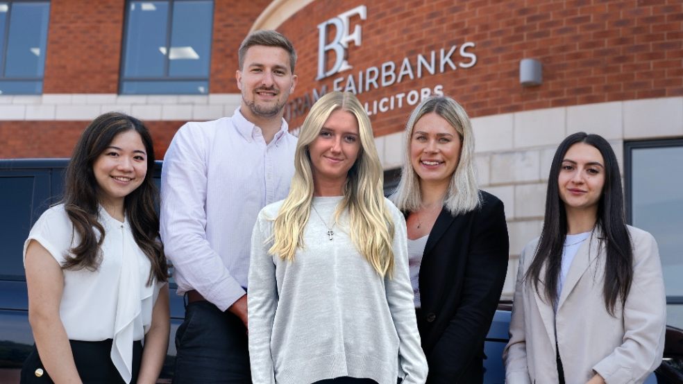 Cherry Wong, Joe Crispin, Naomi Moyle, Kirstie Johnson & Georgia O’Brien are trainee solicitors at Bertram Fairbanks.