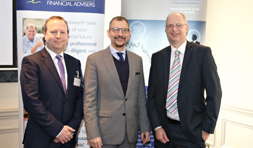 Jonathan Wadsworth (Beckworth), Karime Hassan (Exeter City Council), Adrian Hills (Kirk Hills)