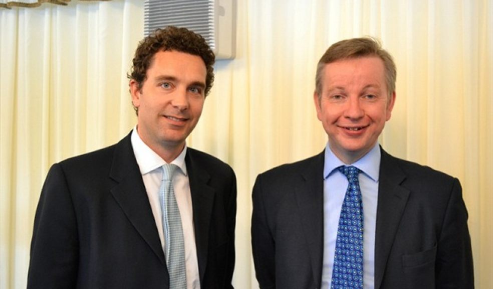 Edward Timpson and Michael Gove at APPG on Adoption and Fostering and Looked after children reception