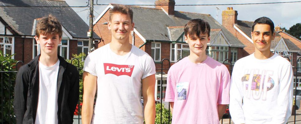 Students from Queen Elizabeth's School, Crediton received their GCSE results