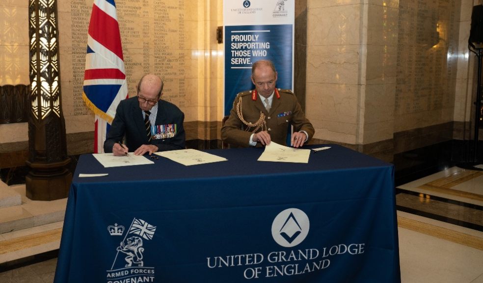 HRH The Duke of Kent and Major General Simon Graham