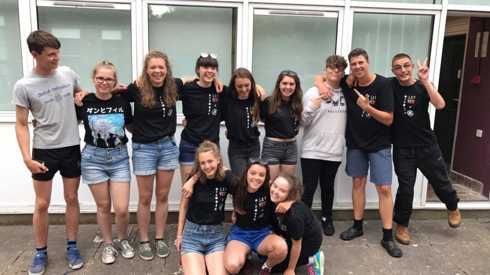 The team of young people at NCS