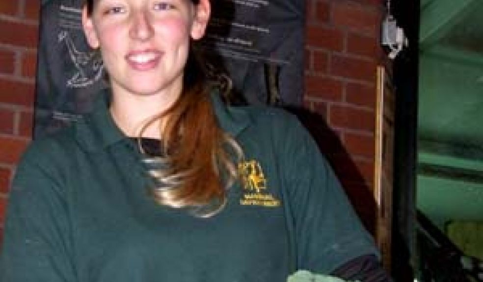 Paignton Zoo keeper Lorraine Miller