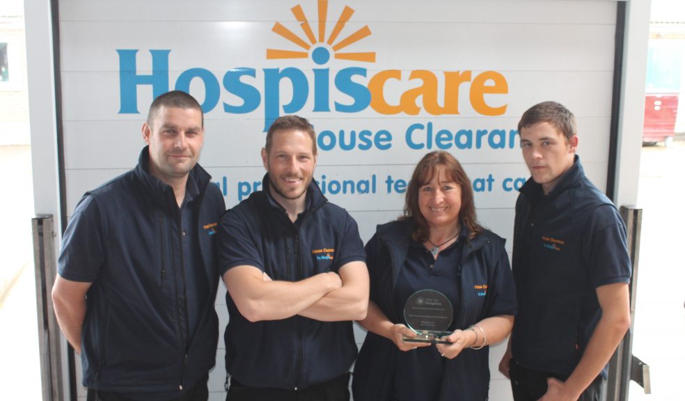 house clearance team (L-R) Steve Blacker, Andy Wolstenholem, Julia Ferguson and Ricky Thorpe