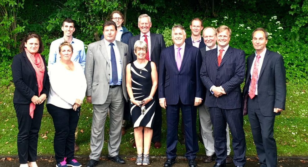 L-R: Kate Doodson – Joint Chief Executive, Cosmic UK; Liz Hore – Director, Victoria Inn, Salcombe; Michael Ruiter – Centre Manager Seaton Jurassic, Devon Wildlife Trust; Cllr Andrew Leadbetter – Cabinet Member for Economy & Growth, Devon County Council; Joshua McCarty – Head of Marketing, National Marine Aquarium; Sally Everton – Owner, Sally Everton Associates; Simon Fishwick – Chair of DATA; Rhys Roberts – Director, Best Western Tiverton Hotel; Tim Hassell – Estates Director, Thurlestone Estates Ltd; Robin Barker – Owner, Services for Tourism; Alasdair Cameron – Managing Director, Exeter Cathedral; Rick Turner – Director of the Flock, The Big Sheep.