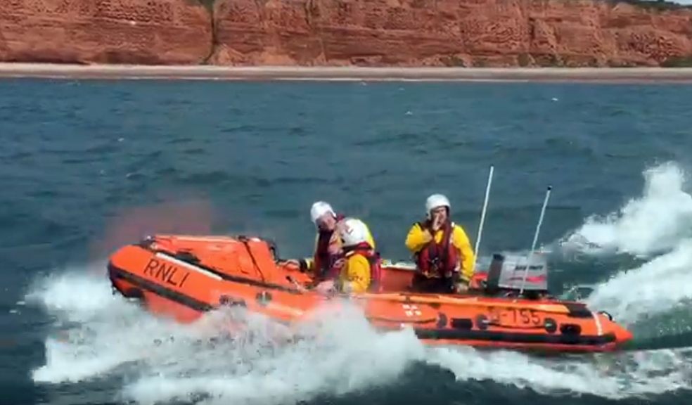Exmouth RNLI Lifesavers speed to the rescue Credit : John Thorogood/RNLI