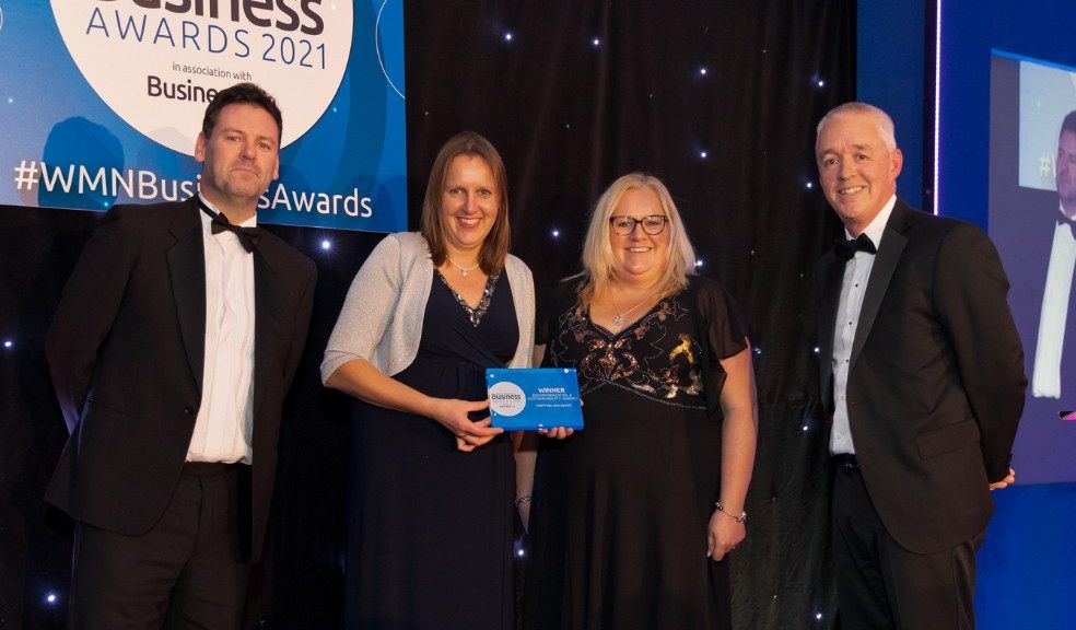 Cofton team at the Western Morning News Business Awards