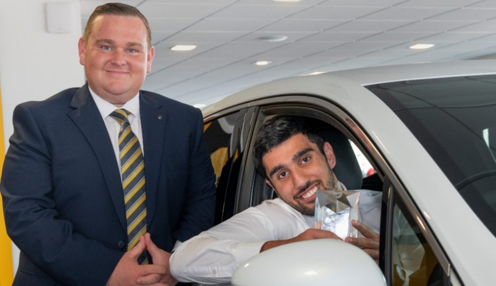 Keran Fletcher and general manager Daniel Mann
