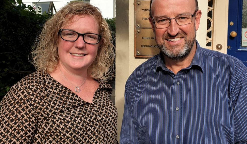 Trainee Advisor Laura Hinton and Director Neil Sear
