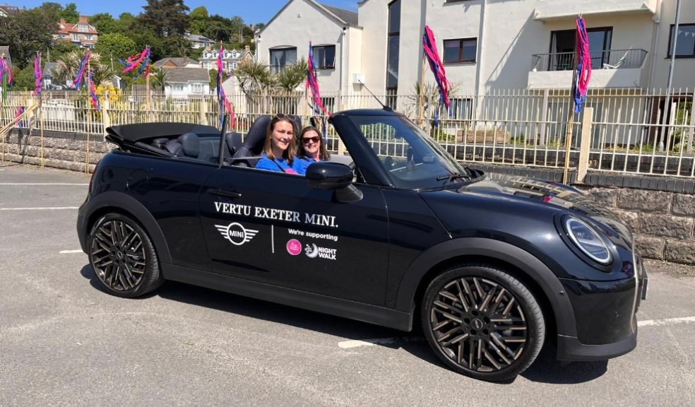 Left to right; Claire Paine and Becks Power, Fundraising Team North Devon Hospice.