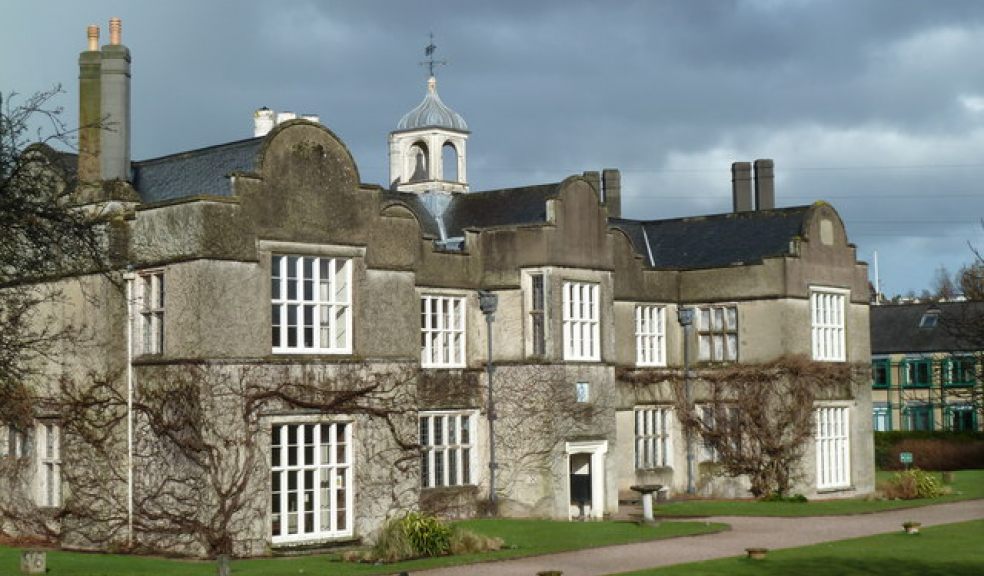 Part of Teignbridge District council offices and incorporating the registrar of births, deaths and marriages. © Copyright Chris Allen and licensed for reuse under this Creative Commons Licence.