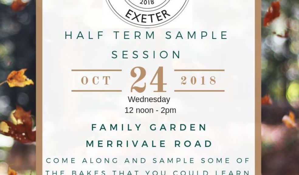 Sample delicious bakes at half-term