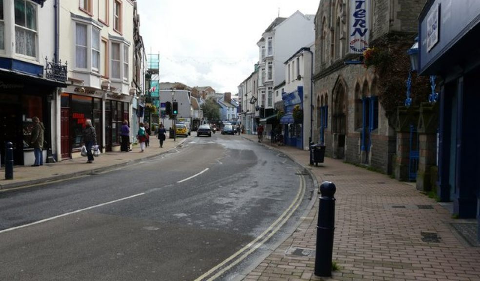 Ilfracombe high street © Copyright Roger A Smith and licensed for reuse under this Creative Commons Licence.