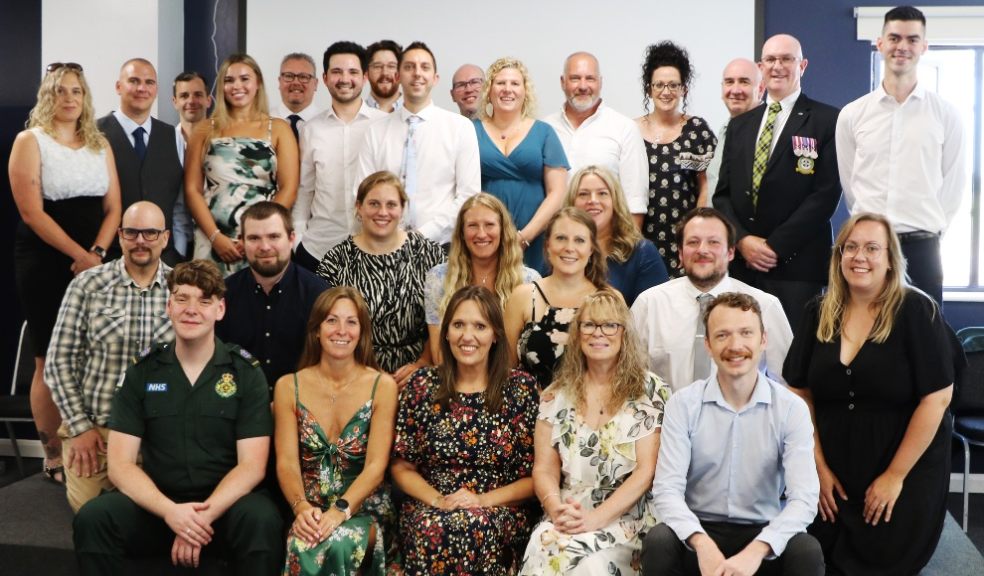 A group of graduate paramedic apprentices were recently honoured at a celebratory event at Westpoint Exeter after successfully completing their BSc (Hons) Paramedic Science Degree Level Apprenticeship.