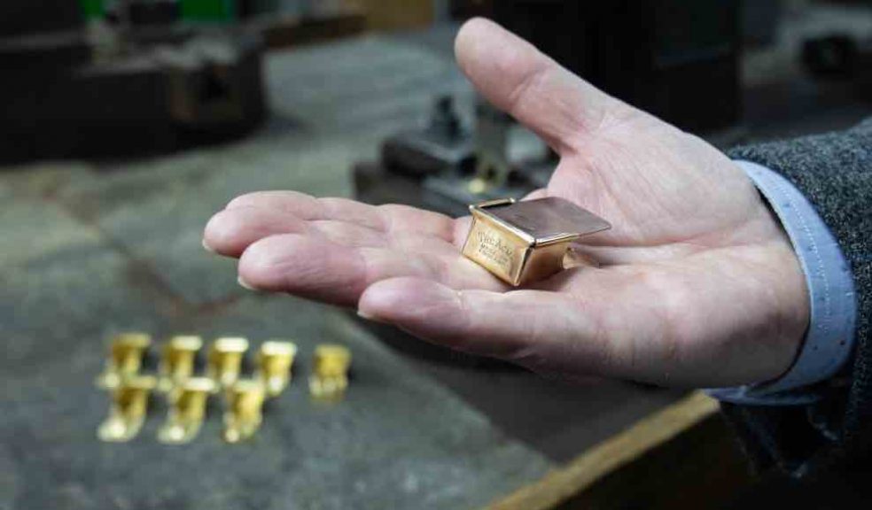 A replica 'Clicker', made with the original tooling and presses which made those issued to the American Airborne Division in WW2 