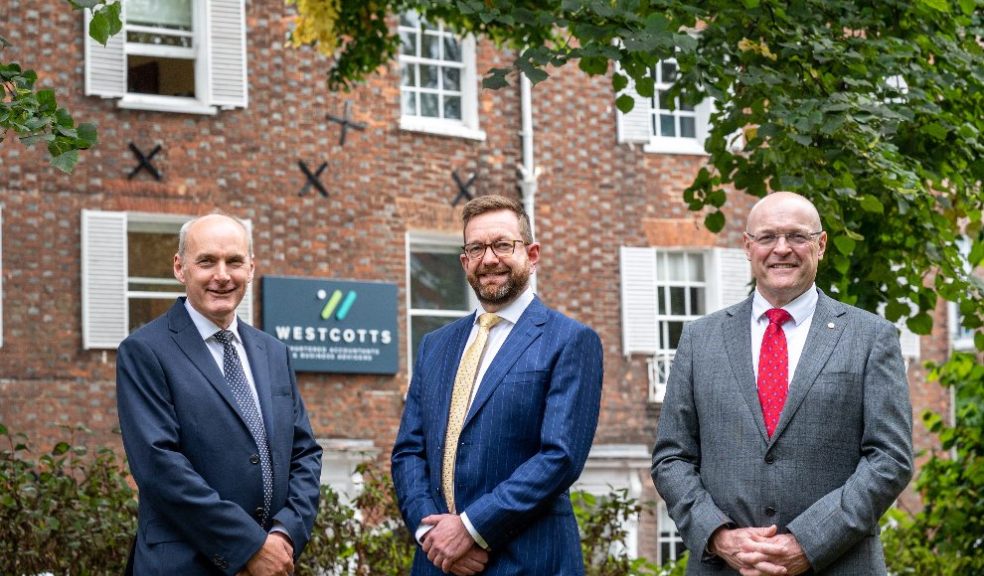 L-R: Andrew Hammond, Iain Andrews and Andrew Brown from Westcotts Chartered Financial Planners