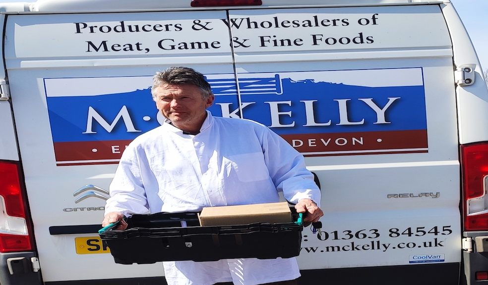 Andy Gray's business MC Kelly has diversified into meat boxes which are available nation-wide Andy Gray, MD and Owner of MC Kelly