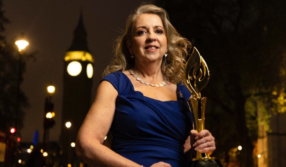 Professor Maggie Shepherd with her award. Photo: David Parry/PA Wire