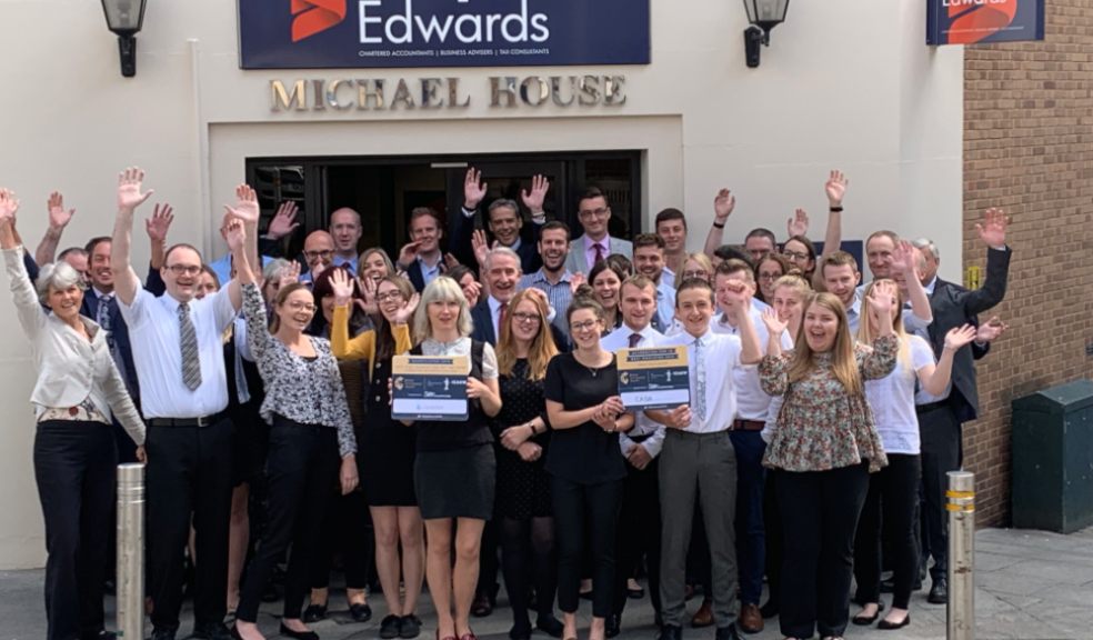 Devon-based Simpkins Edwards is celebrating with its team after being accredited as one of the UK’s ten best accountancy employers by judges at the British Accountancy Awards (BAAs). 