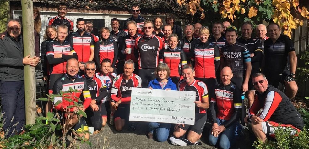 BGE Cadence Cafe cheque presentation to FORCE