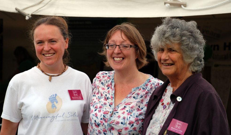 Emma Finch, Claire Stepney and Heather Stallard MBE