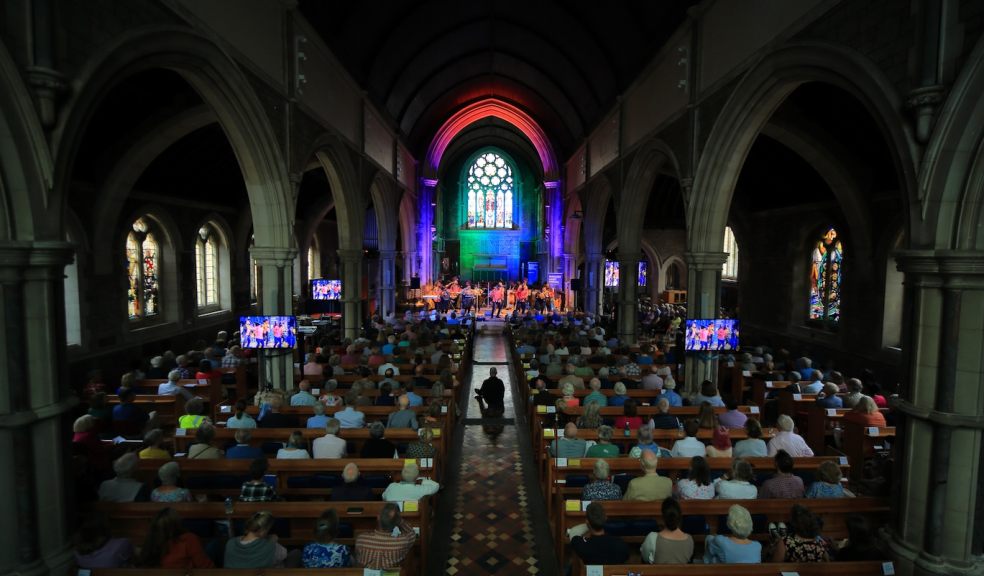 The London African Gospel Choir closed Budleigh Music Festival in spectacular style