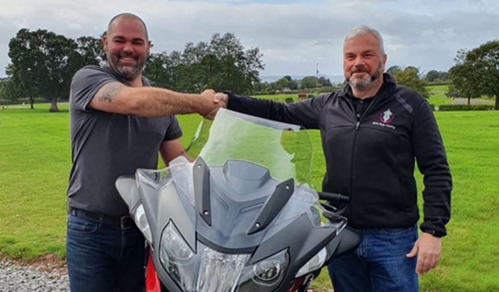 BMW Rider Training South West Owner, Chris Lake and BMW Chief Instructor, Ian Biederman 