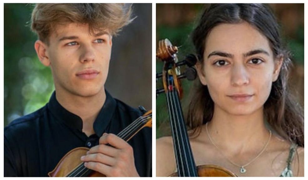 Joel Munday from Tedburn St. Mary and Vanessa Hristova from Bulgaria