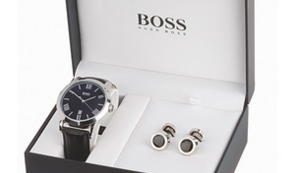 Hugo Boss Men’s Watch and Cufflink Set, £150 from Beaverbrooks