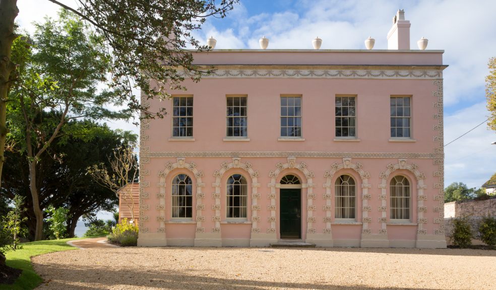 Belmont House in Lyme Regis, now fully restored