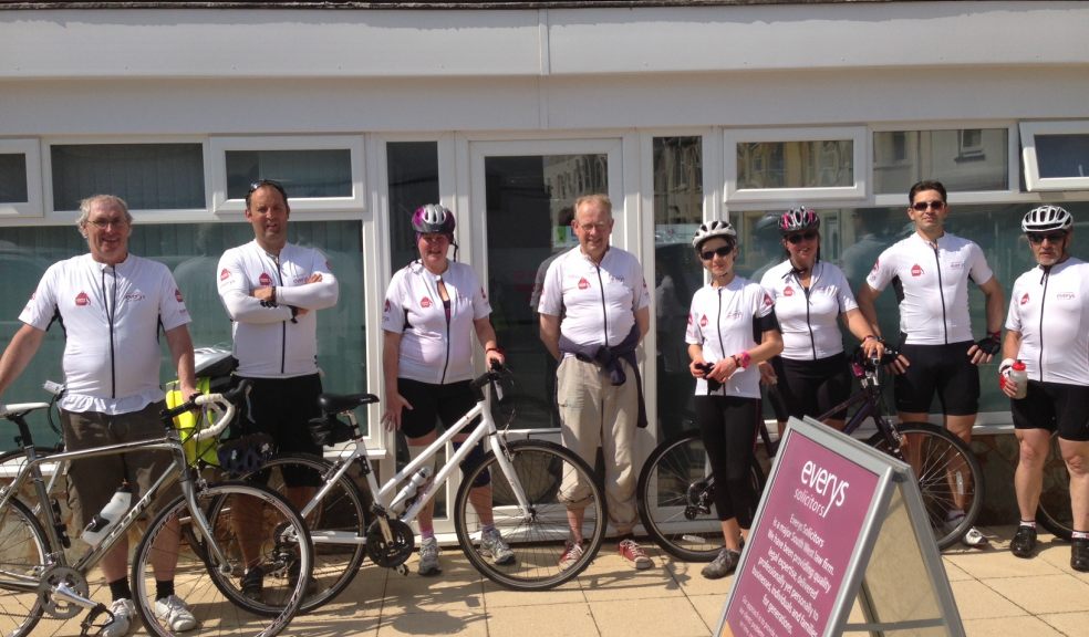 The Everys team arrives in Seaton at the end of day one