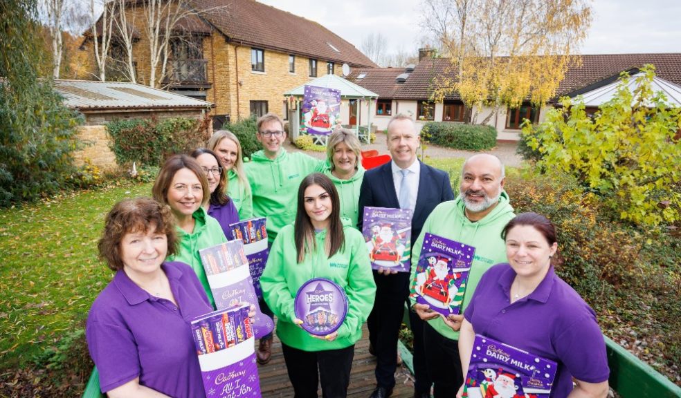 Bloor Homes’ Exeter region Managing Director Bradley Davison (third from right) and Paul Courtney, Director of Fundraising at Children’s Hospice South West (back centre), pictured with some of the charity fundraisers and staff at Little Bridge House - one of three hospices across Somerset, Devon and Cornwall.