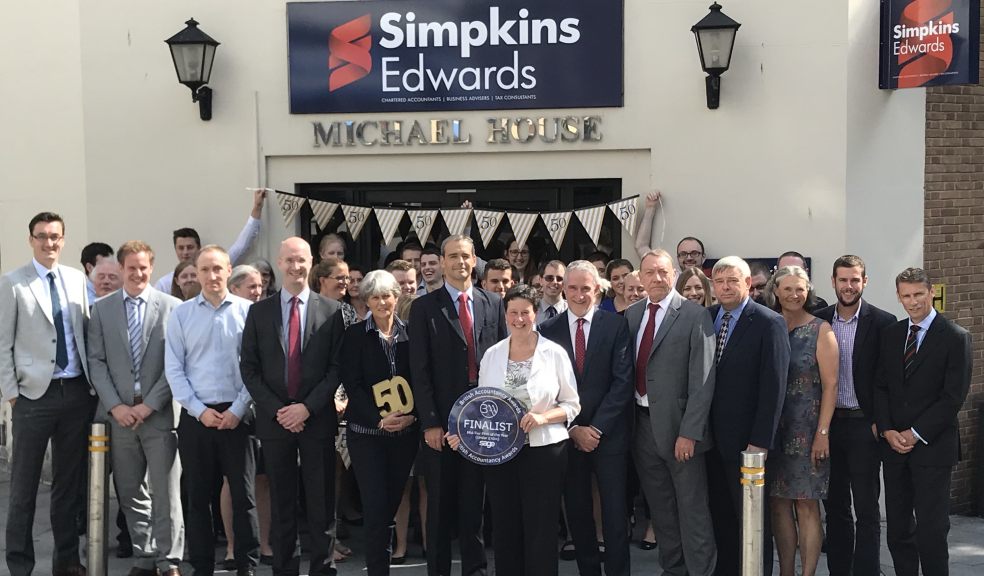 Simpkins Edwards is making history in its 50th year after reaching the finals of the British Accountancy Awards, widely regarded as the industry’s most prestigious accountancy accolade.
