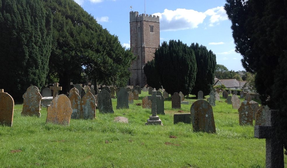 East Budleigh churchyard, the 2019 winner of CPRE Devon's Best Churchyard competition