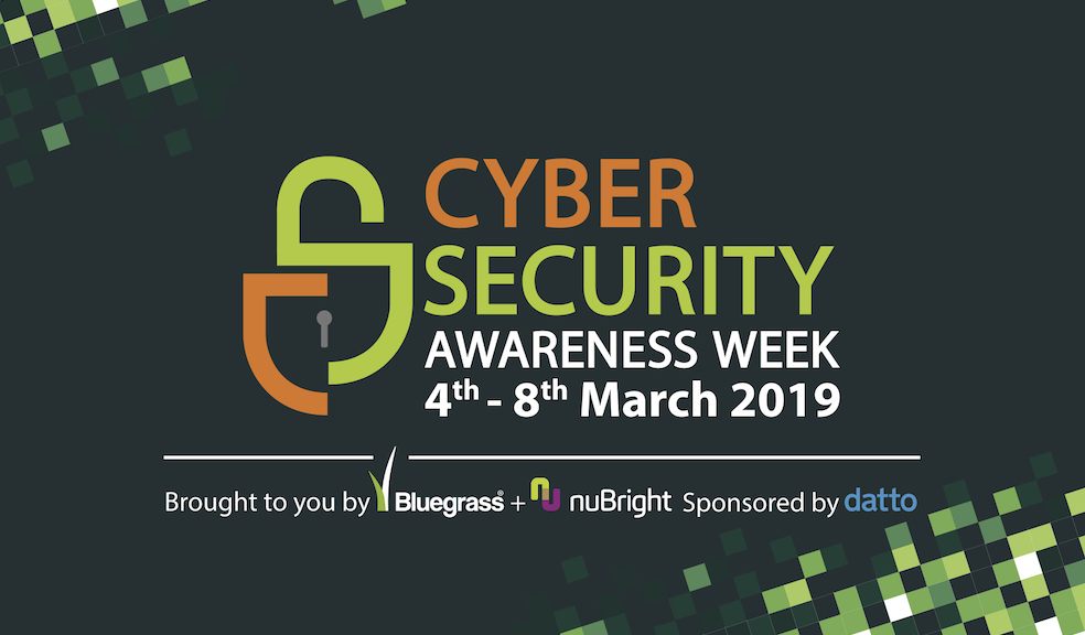 Cyber Security Awareness Week logo - join the networking event on 5 March Logo for Cyber Security Awareness Week - a week of free events designed to educate and inform local businesses about cyber crime.