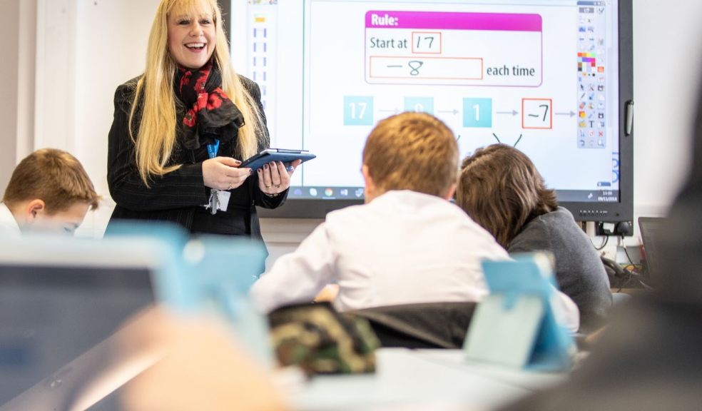 Sparx' technology in use in an Exeter classroom
