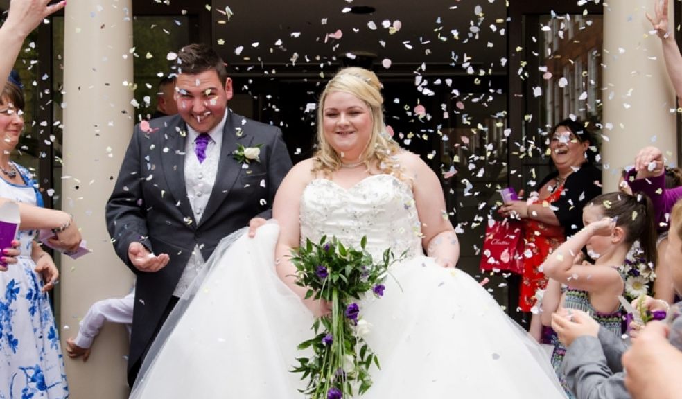 Carla and Toby all smiles on their big day. Photo: KCB Images.