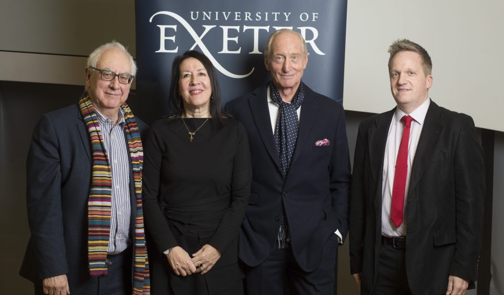 Don Boyd, Professor Janice Kay, Charles Dance and Professor William Higbee