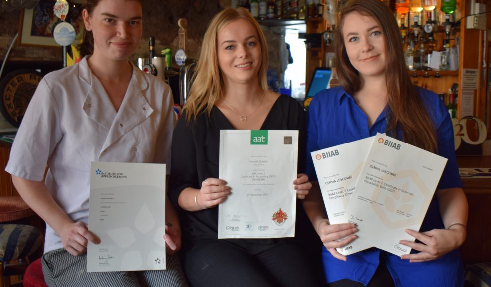 Charlotte Wills, Hannah Cureton, Gemma Luscombe