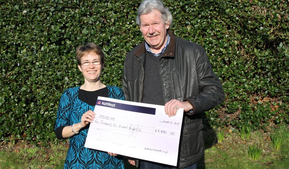 Susie Healey, Hospiscare and Hilary Weatherley, Exeter Golf and Country Club