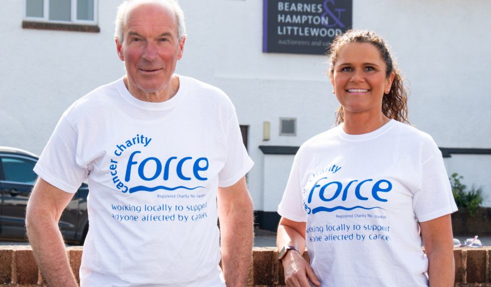 Chris Hampton and Rachel Littlewood, who are taking part in a charity half marathon