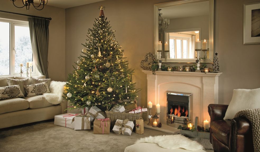 An example of a Redrow home at Christmas