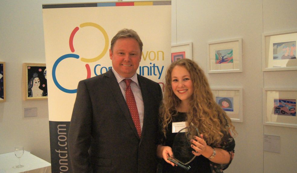 BBC Radio Devon's David FitzGerald with Hannah Fortune