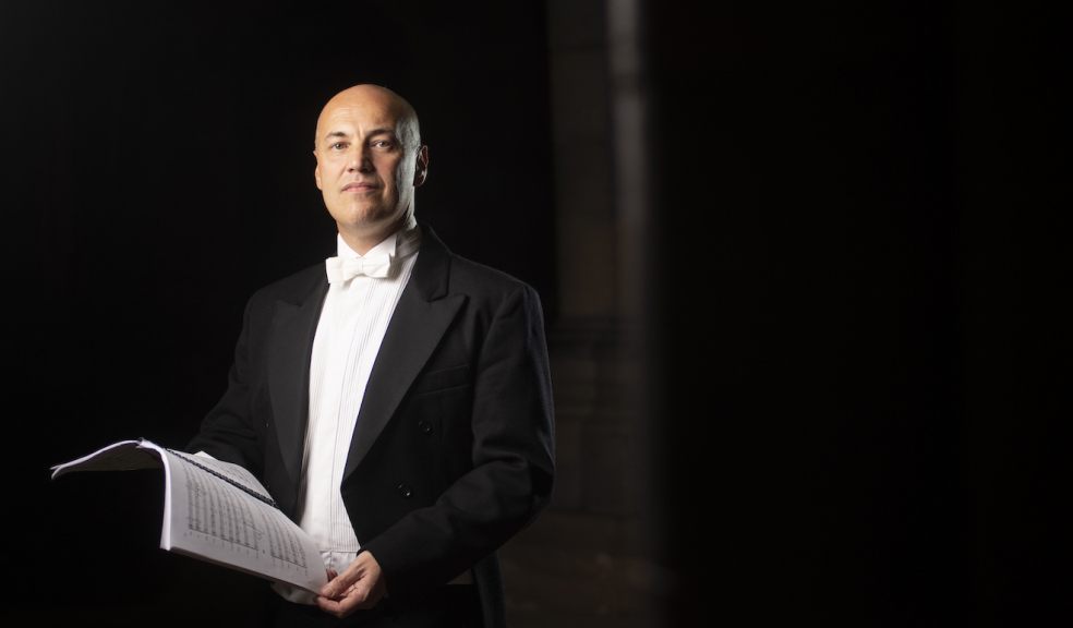 Exeter Philharmonic Choir's conductor Howard Ionascu