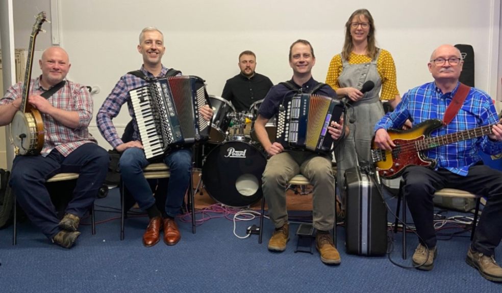 Dartmoor Pixie Band with caller Sarah Bazeley
