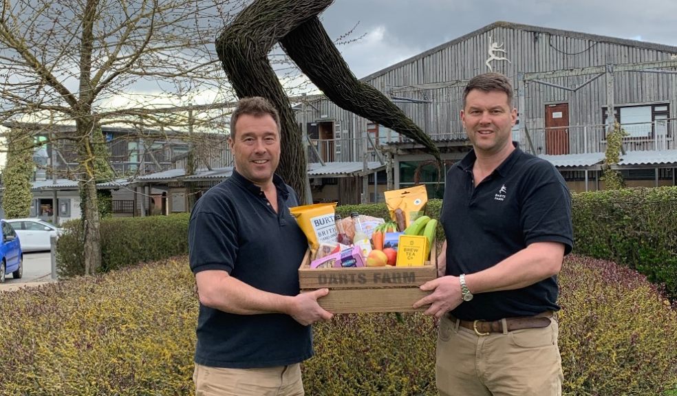 Darts Farm collaborate with Exeter Foodbank to provide Easter ‘tuck boxes’ for the vulnerable Darts Far,