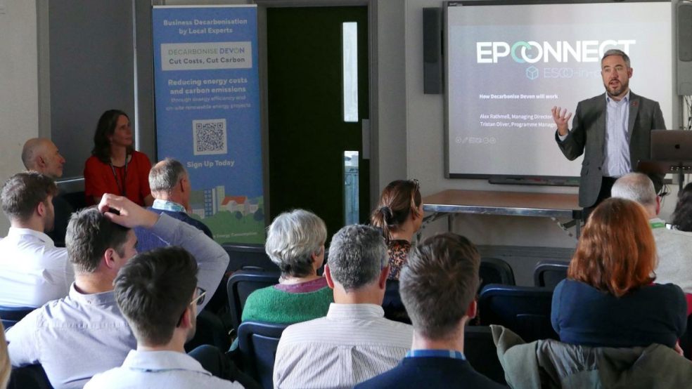 Decarbonise Devon launch event. Image: Devon County Council.