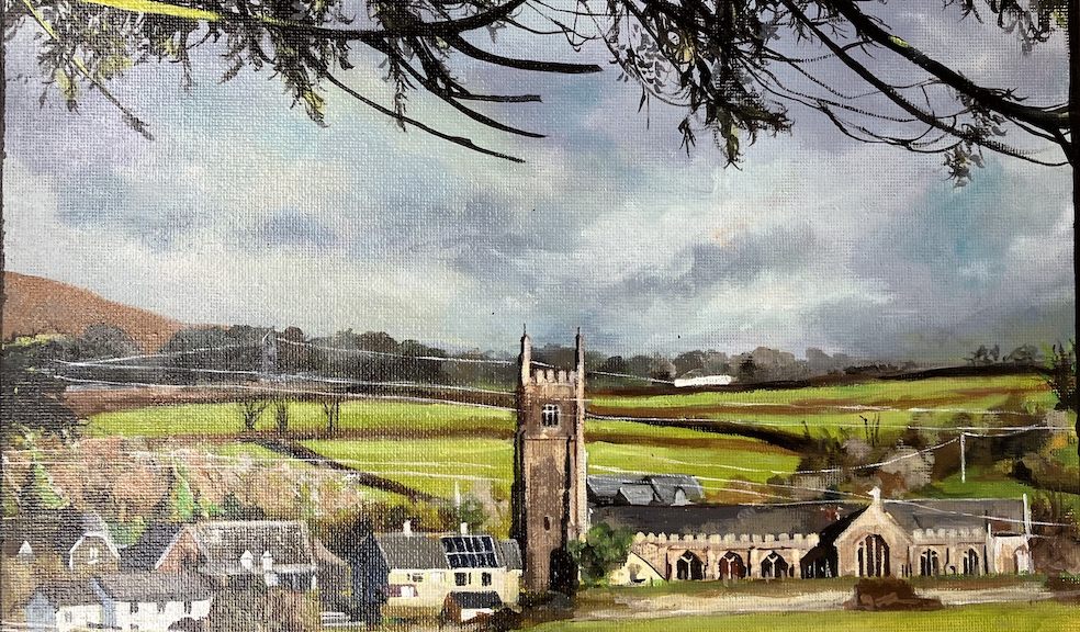 Angelie Pickett's painting of Ugborough was last year's winner in the older age group 