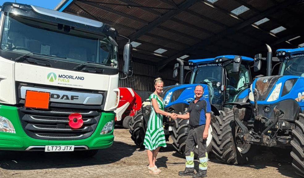 Georgina Lamb, Head of Partnerships at FCN shaking hands with Moorland Fuels tanker driver Georgina Lamb, Head of Partnerships at FCN shaking hands with Moorland Fuels tanker driver