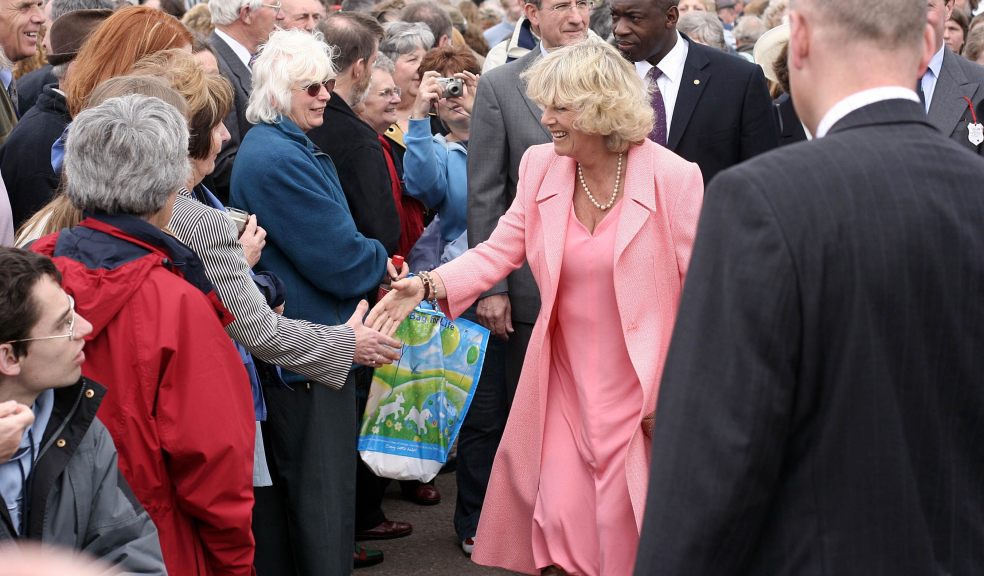 The crowds were delighted to meet the Duchess where she last attended the Devon County Show in 2008